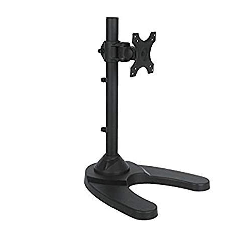 Strata Stand (no arm) for 1x LCD 10kg, 44cm Pole, Weighted Base – Black